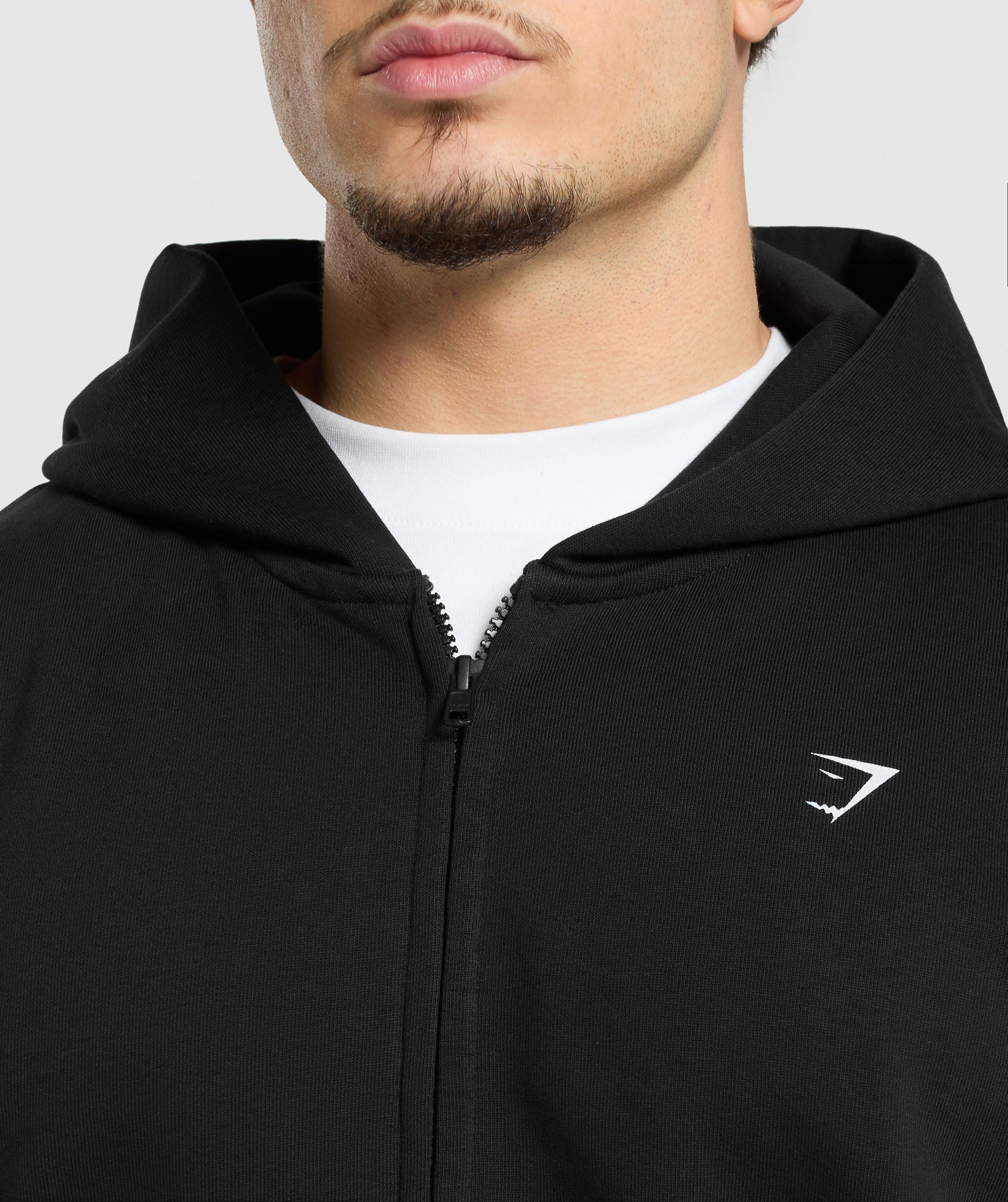 Gymshark Atlas Zip Up Hoodie - Black