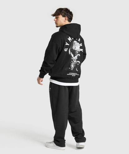 Gymshark Atlas Zip Up Hoodie - Black