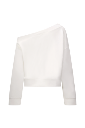 Aiden Slouchy Crew Jumper - Ivory
