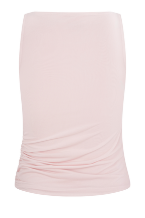 Alicent Slinky Beaded Top - Pale Pink