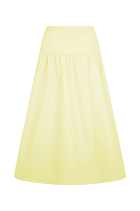 Amirah Midi Skirt - Lemon