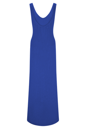 Ari Tape Yarn Knit Maxi Dress - Cobalt Blue