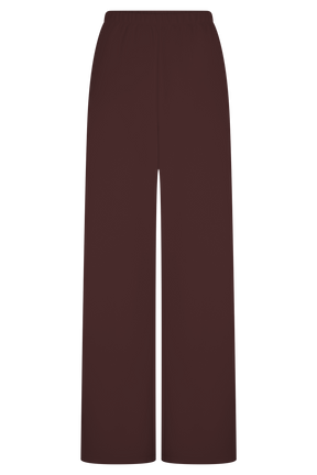 August Straight Leg Jogger - Chocolate