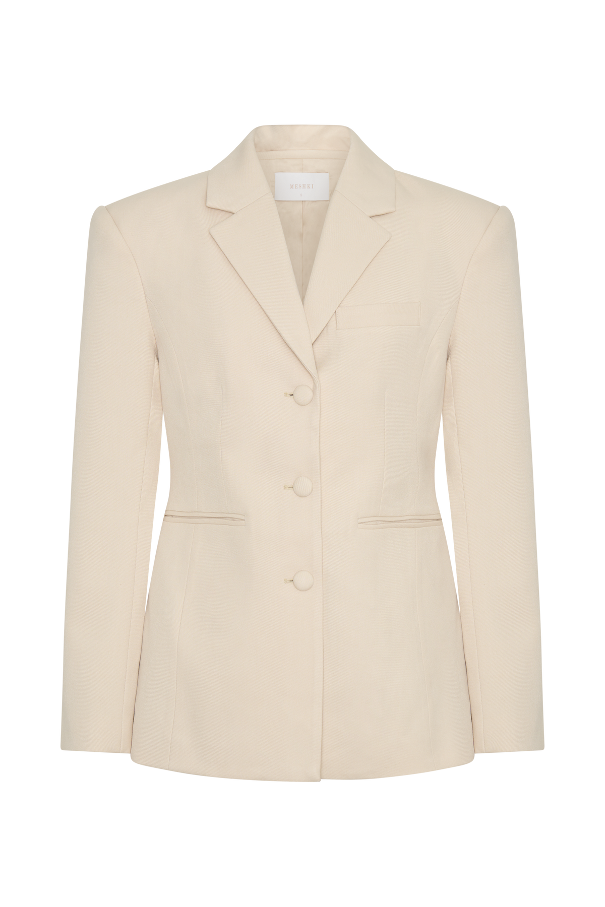 Bellamy Cinched Blazer - Buttermilk