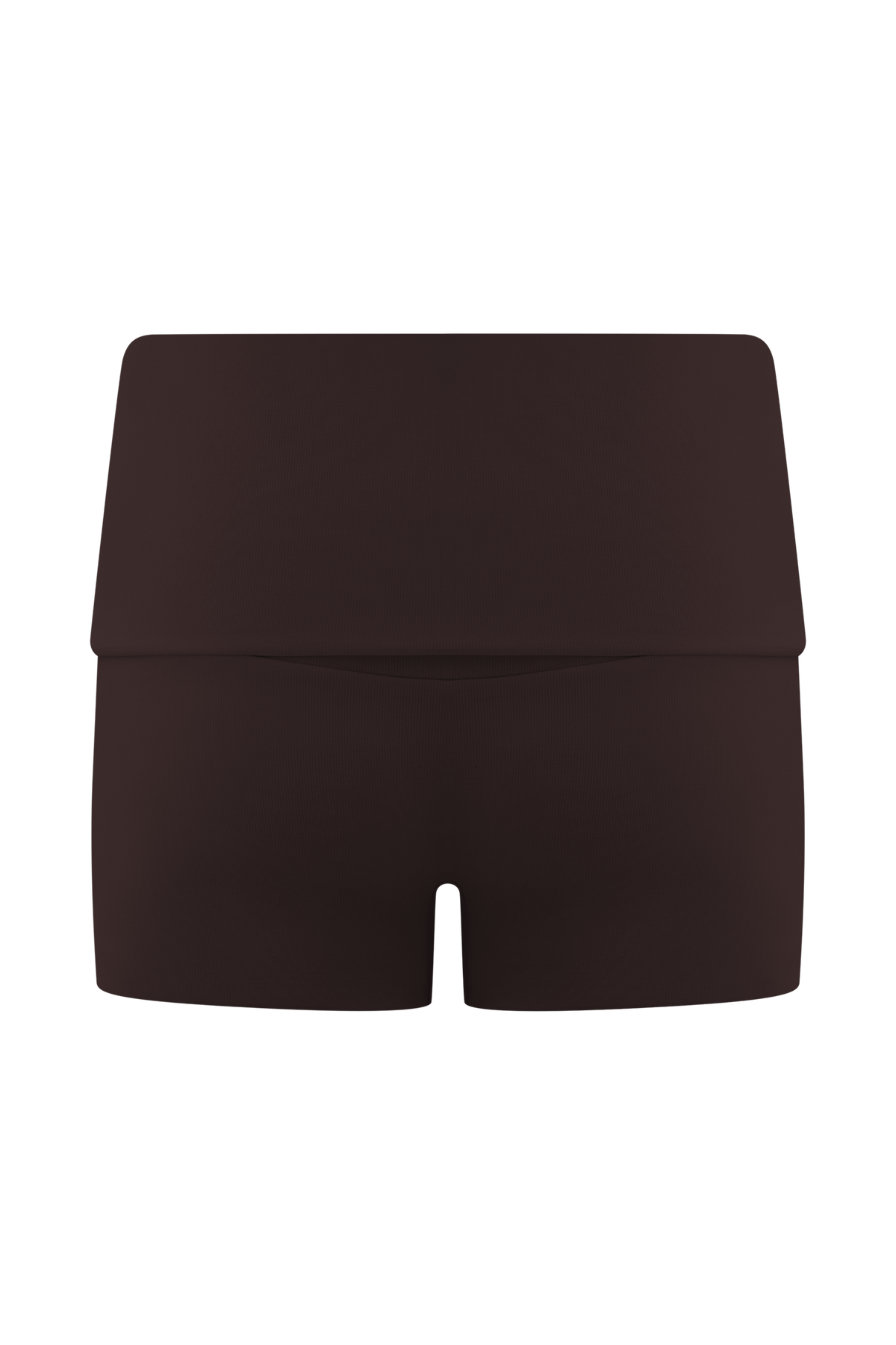 Birdie Fold Over Shorts - Chocolate