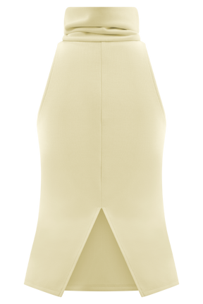 Birdie High Neck Sleeveless Top - Ivory