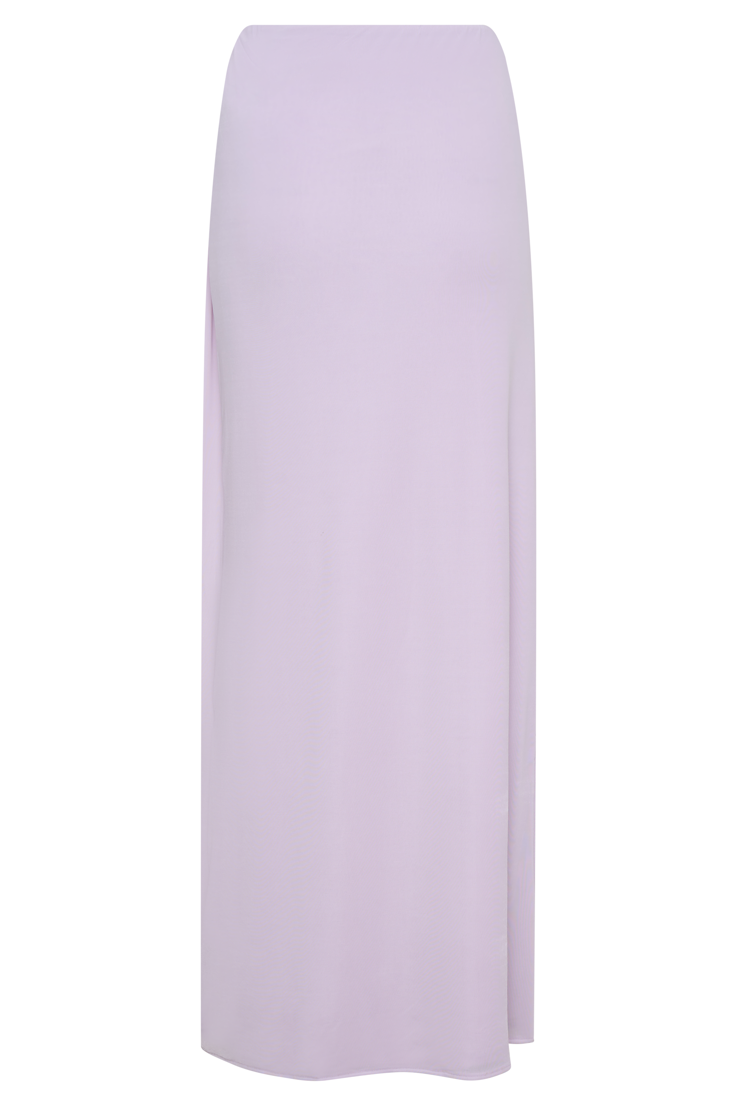 Bridget Slinky Maxi Skirt With Hardware - Dusty Lilac