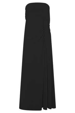 Calandra Slinky Maxi Skirt - Black