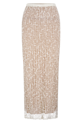 Cordelia Knit Maxi Skirt - Ivory