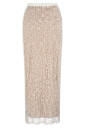Cordelia Knit Maxi Skirt - Ivory