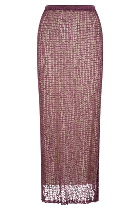 Cordelia Knit Maxi Skirt - Mauve