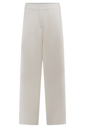 Cyrene Linen Wide Leg Pants - Oat Marle