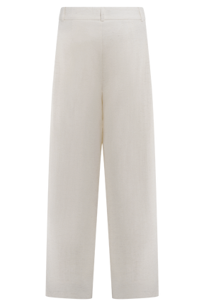 Cyrene Linen Wide Leg Pants - Oat Marle