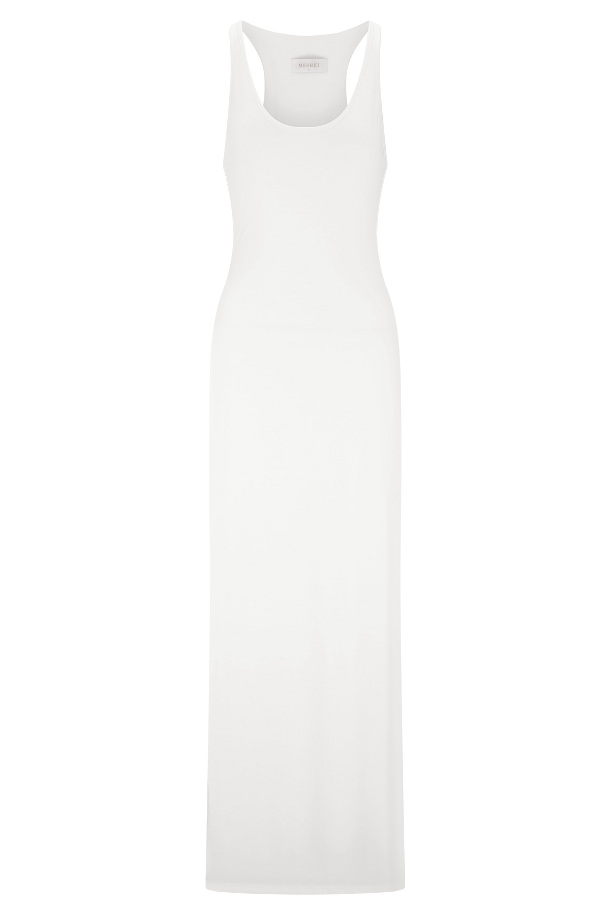 Ellerie Longline Racerback Top - White