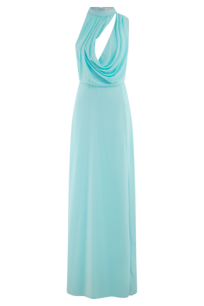 Galia Cowl Neck Maxi Dress - Lagoon