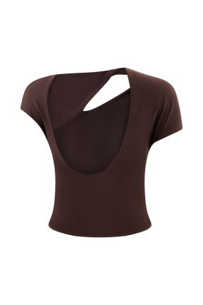 Haven Slinky Twist Top - Chocolate