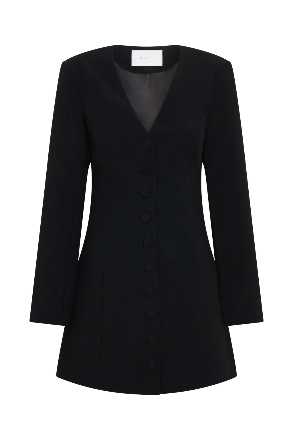 Hurley Long Sleeve Blazer Mini Dress - Black