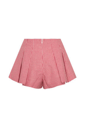 Issy Shorts - Red Gingham