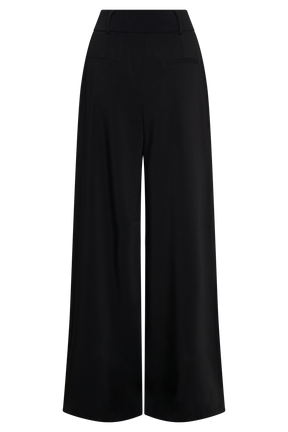 Jacqueline Pleated Wide Leg Pants - Black