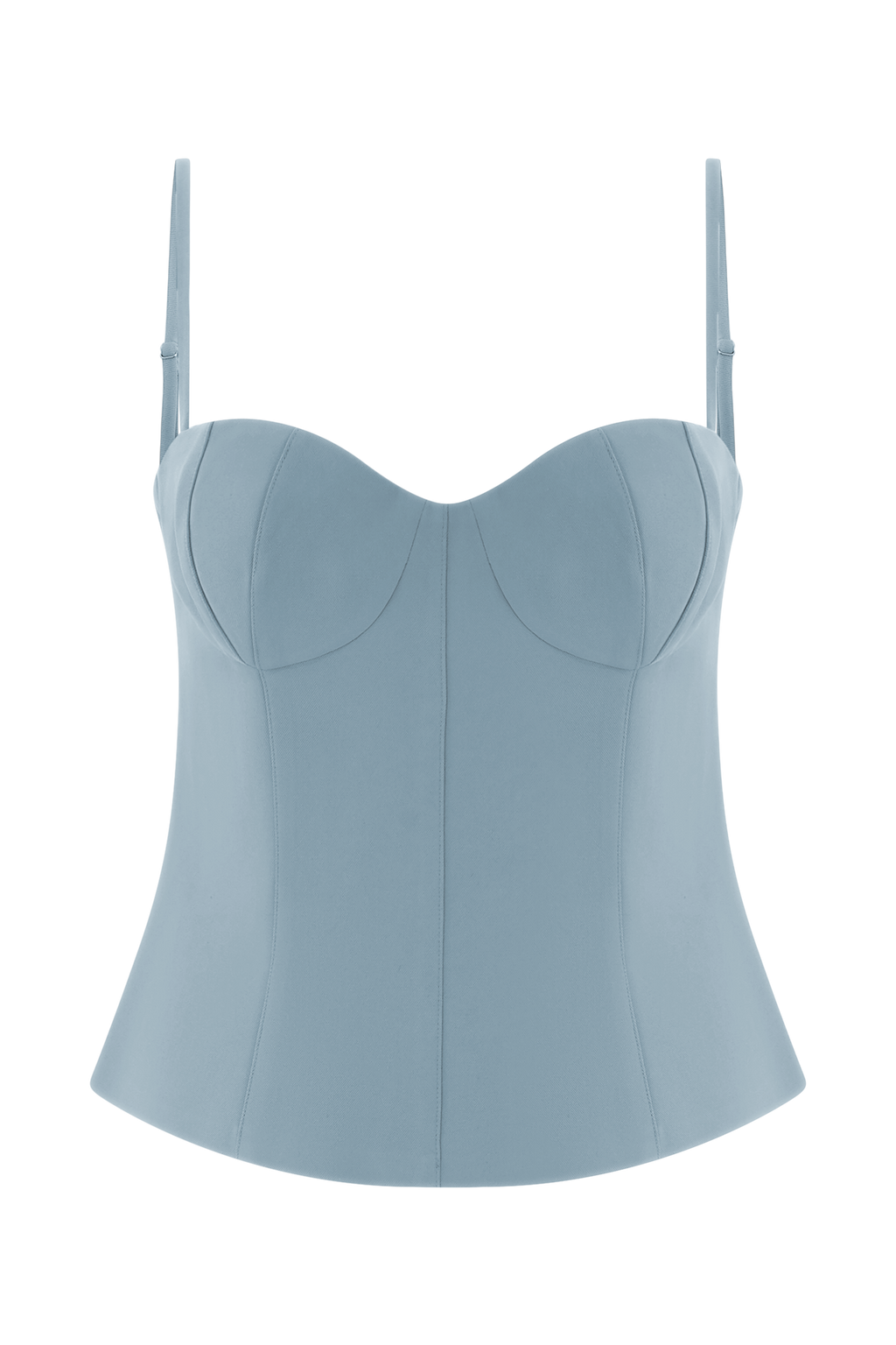 Jaime Spaghetti Strap Suiting Top - Ocean Blue
