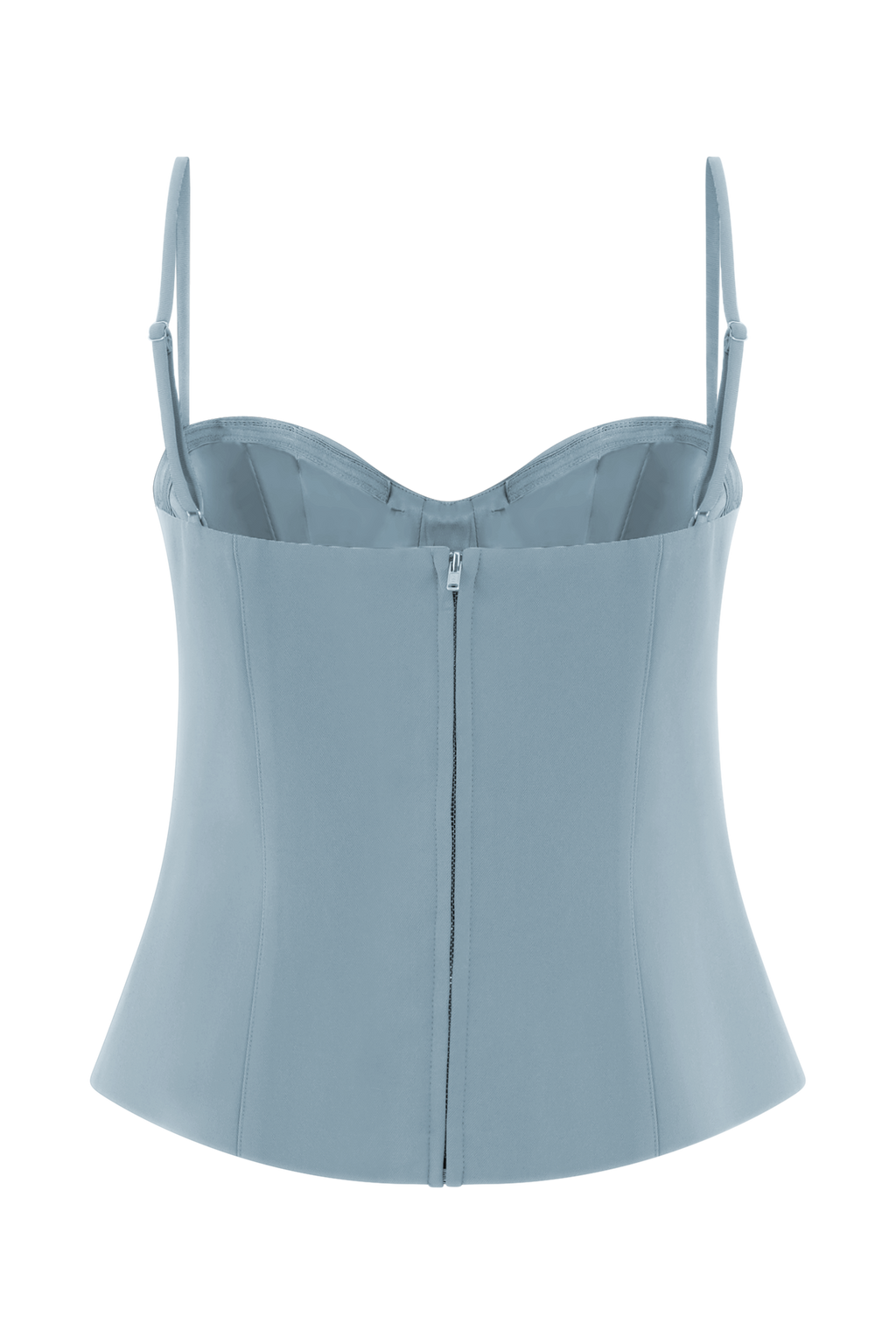 Jaime Spaghetti Strap Suiting Top - Ocean Blue