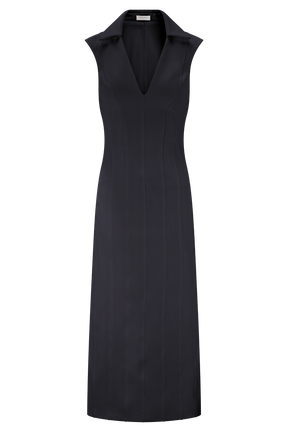 Keagan Sleeveless Midi Dress - Black