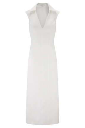 Keagan Sleeveless Midi Dress - Ivory