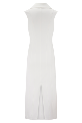Keagan Sleeveless Midi Dress - Ivory