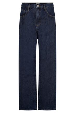 Laina Mid Rise Diamante Denim Jeans - Midnight Blue