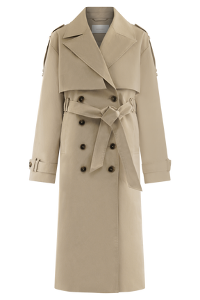 Lois Twill Trench Coat - Camel
