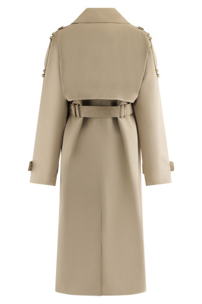 Lois Twill Trench Coat - Camel