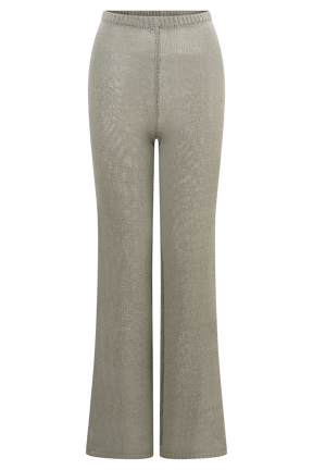 Malani Wide Leg Knit Pants - Sage