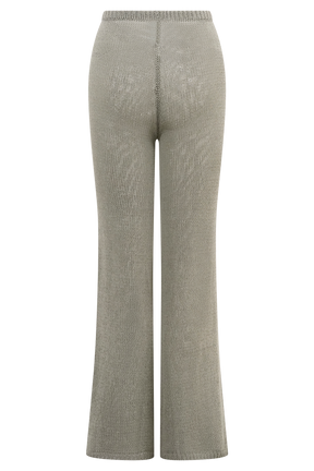 Malani Wide Leg Knit Pants - Sage