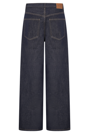 Mannon Mid Rise Denim Jeans - Washed Indigo Blue