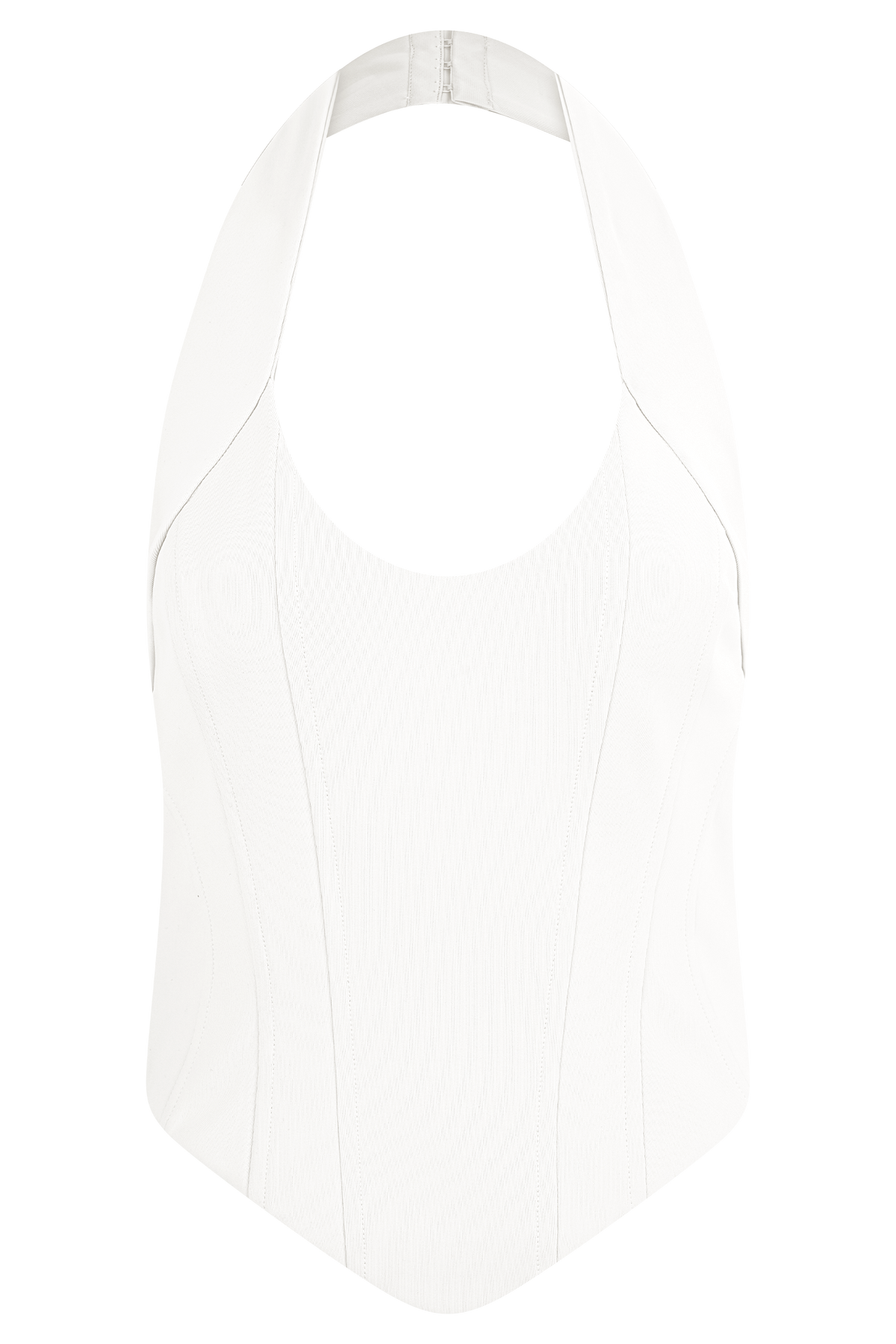Meadow Corset Halter Top - White