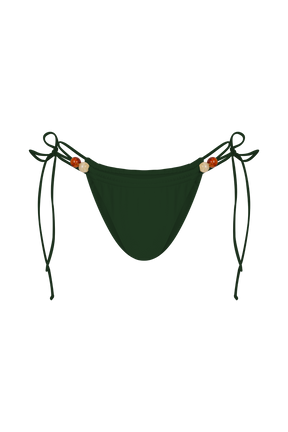 Memphis Beaded Bikini Bottom - Green