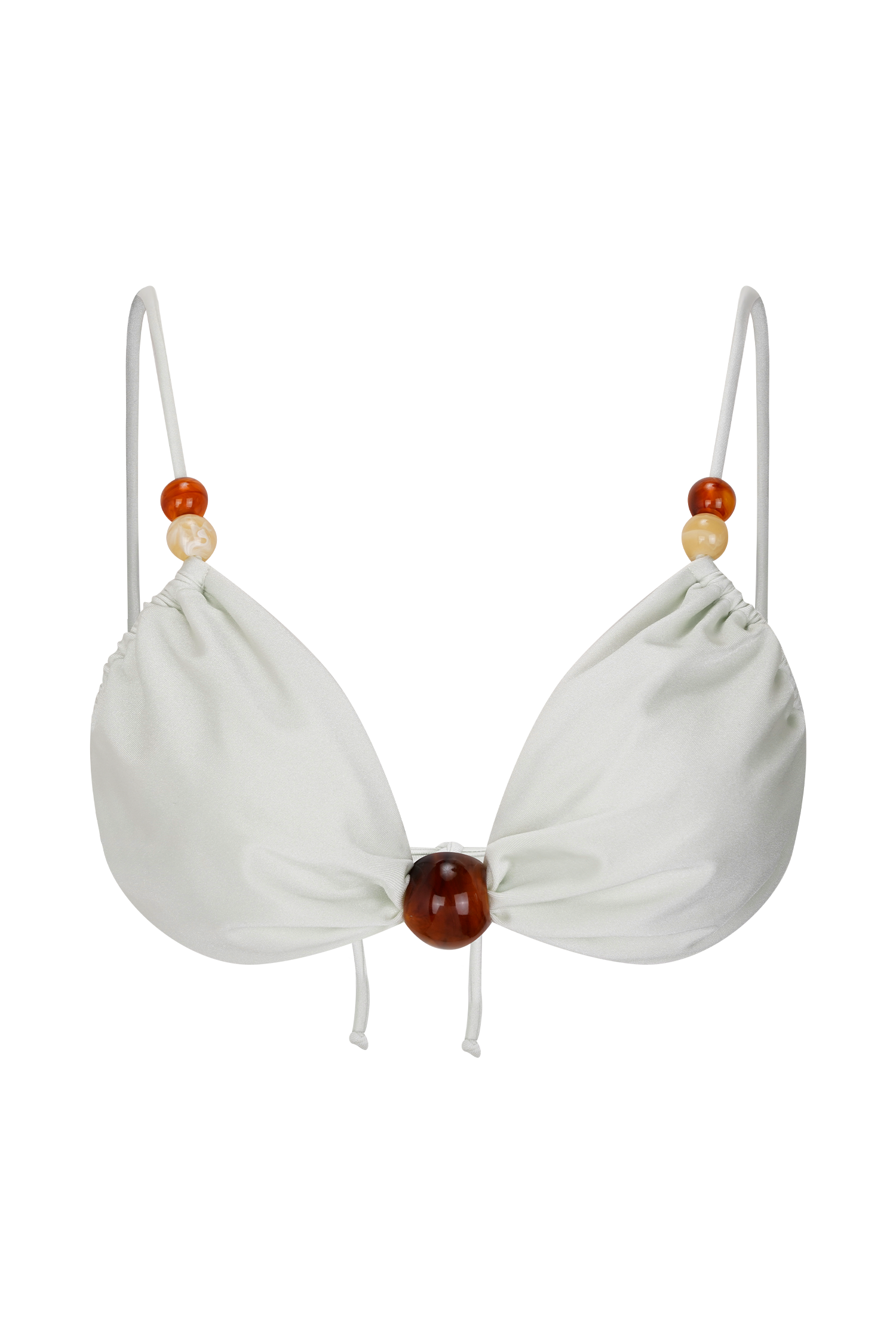 Memphis Beaded Bikini Top - Mint