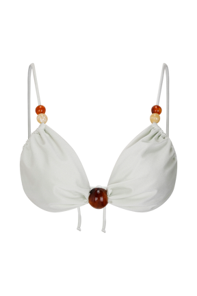 Memphis Beaded Bikini Top - Mint