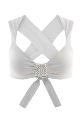 Merida Pearl Bikini Top - White