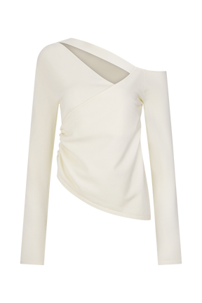 Miles Off Shoulder Knit Top - Ivory