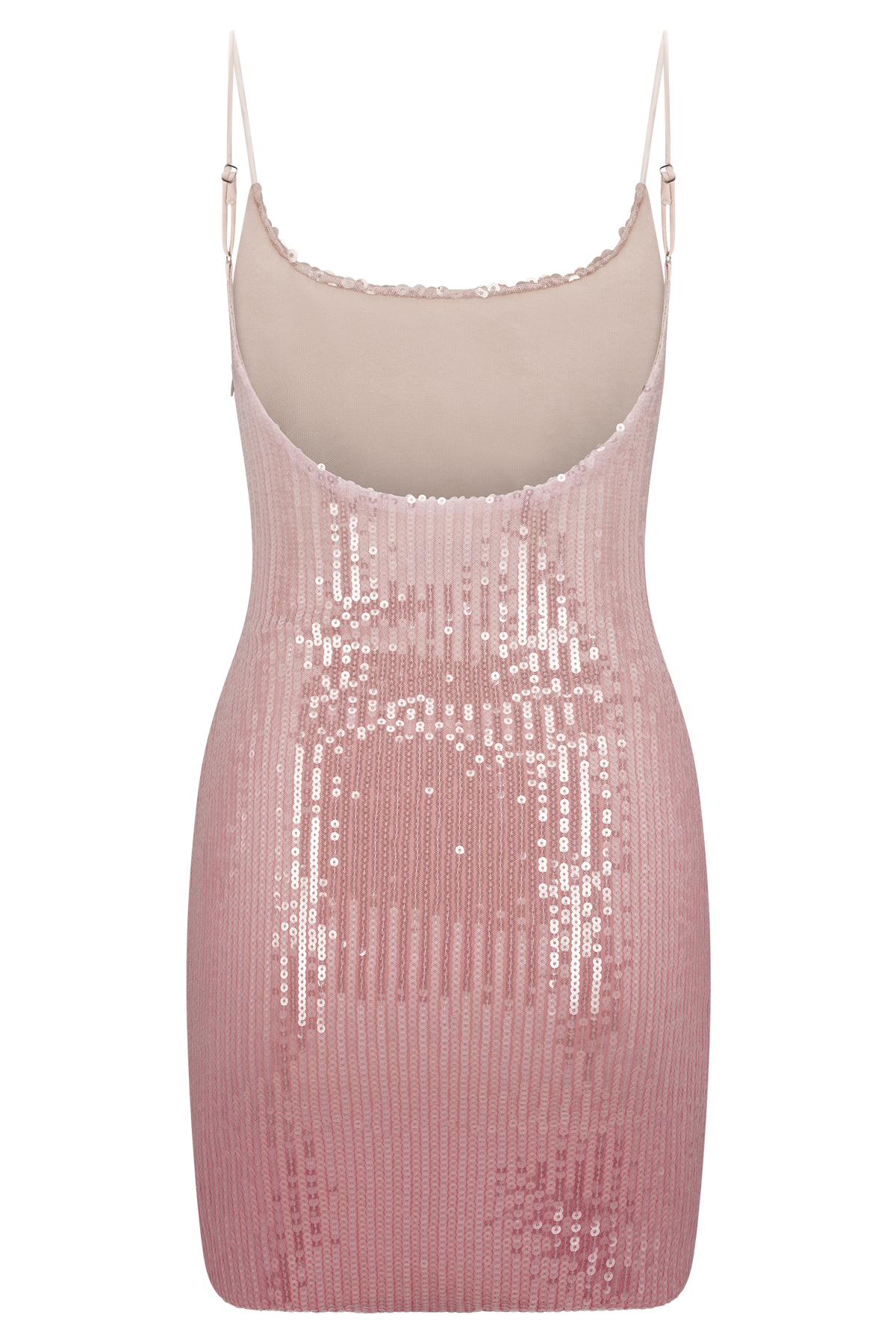 Mora Sequin Mini Dress - Ombre Pink