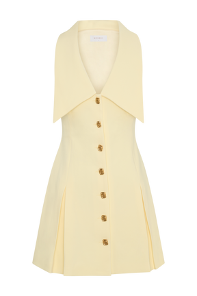 Oli Sleeveless Mini Dress - Lemon