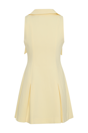 Oli Sleeveless Mini Dress - Lemon