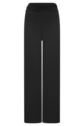 Ramona Modal Straight Leg Pant - Black