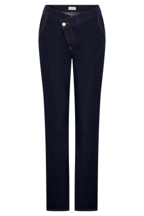 Remington V Front Straight Leg Jeans - Indigo Blue