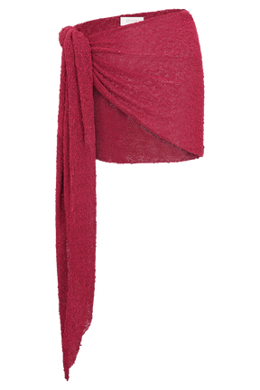 Sammy Boucle Knit Cover Up - Dragonfruit