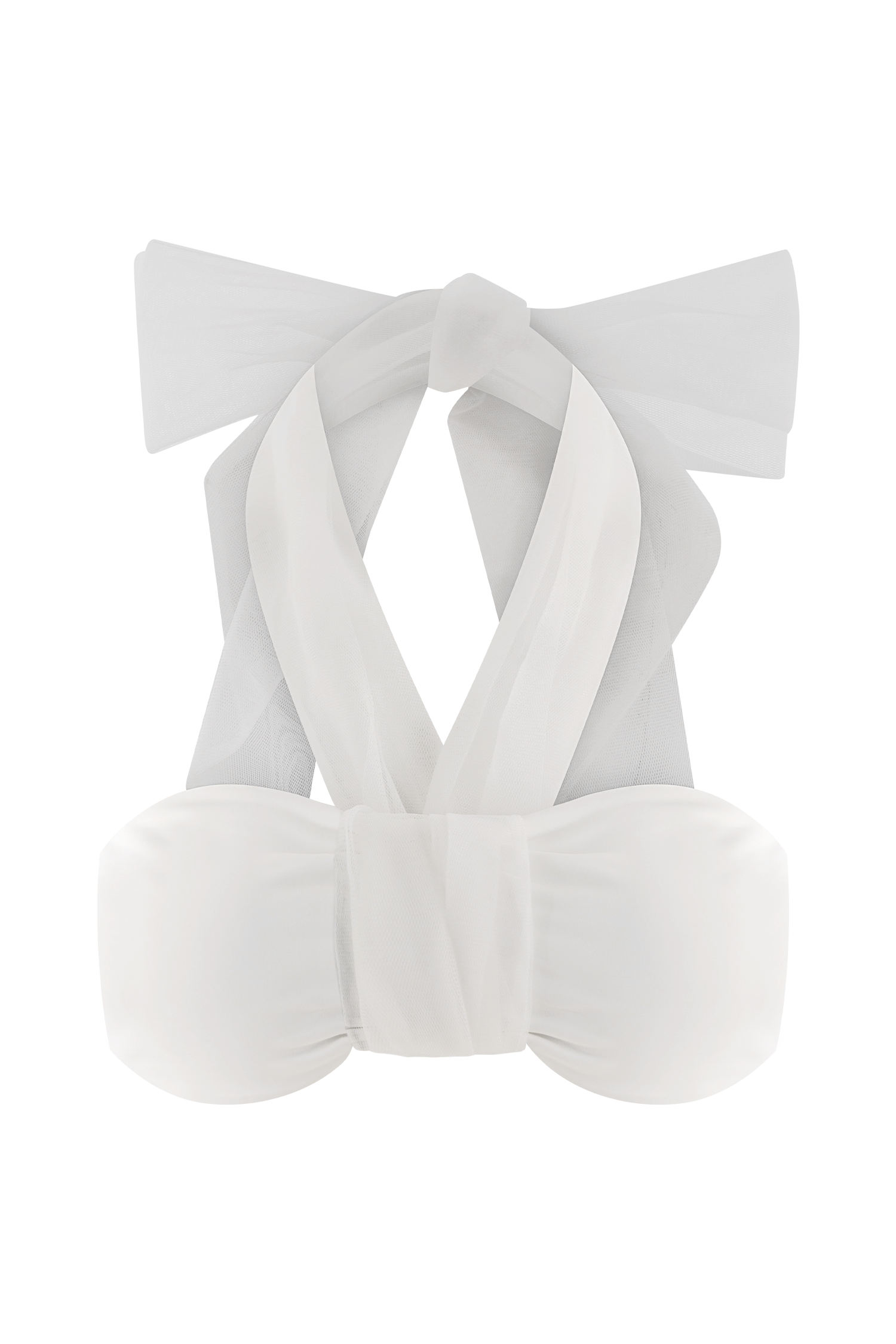 Sheryl Bow Bikini Top - Ivory