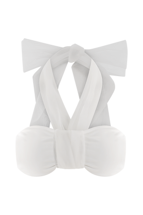Sheryl Bow Bikini Top - Ivory