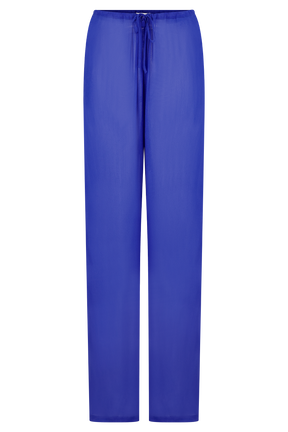Tonya Sheer Straight Leg Pant - Cobalt Blue