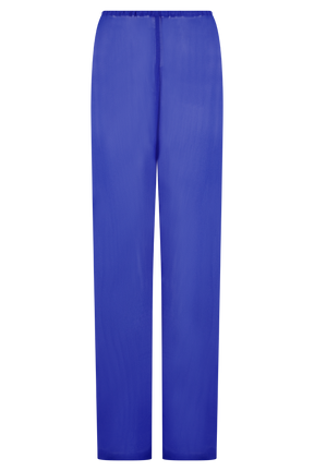Tonya Sheer Straight Leg Pant - Cobalt Blue